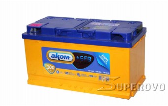 Купить аккумулятор автомобильный  AKOM +EFB 6CT-100 Евро (100 A/h), 930А R+ в Березе